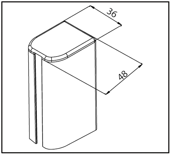 EMBOUT POUR PROFILÉ DE SERRAGE (BO5281047)